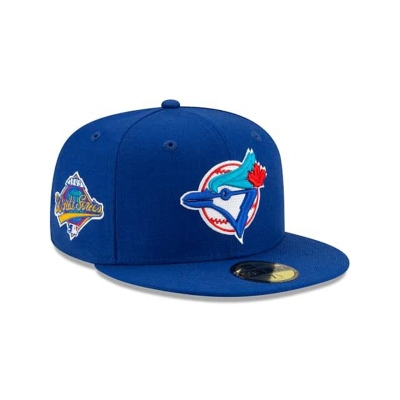 Toronto Blue Jays Gorra | New Era MLB Green Paisley Undervisor 59fifty Fitted Cap Mexico - Azules
